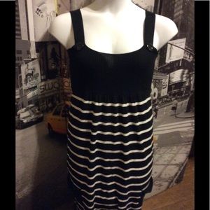 - Say What? Black knit dress L